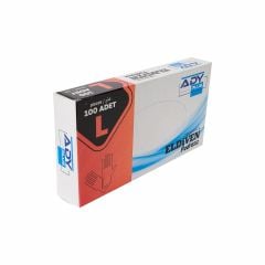 Plus Pudrasız Yeni Nesil Eldiven 100'lü Mavi L 24 Paket
