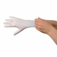 VALERİA Lateks Pudrasız Muayene Eldiveni 100'lü Beyaz S 20 Paket