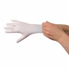 VALERİA Lateks Pudralı Muayene Eldiveni 100'lü Beyaz L 20 Paket