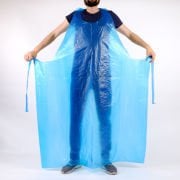 Tek Kullanımlık Naylon Kasap Önlüğü | Battal Boy | 100 Adet | Hijyenik Gıda ve Veteriner Kullanımı İçin